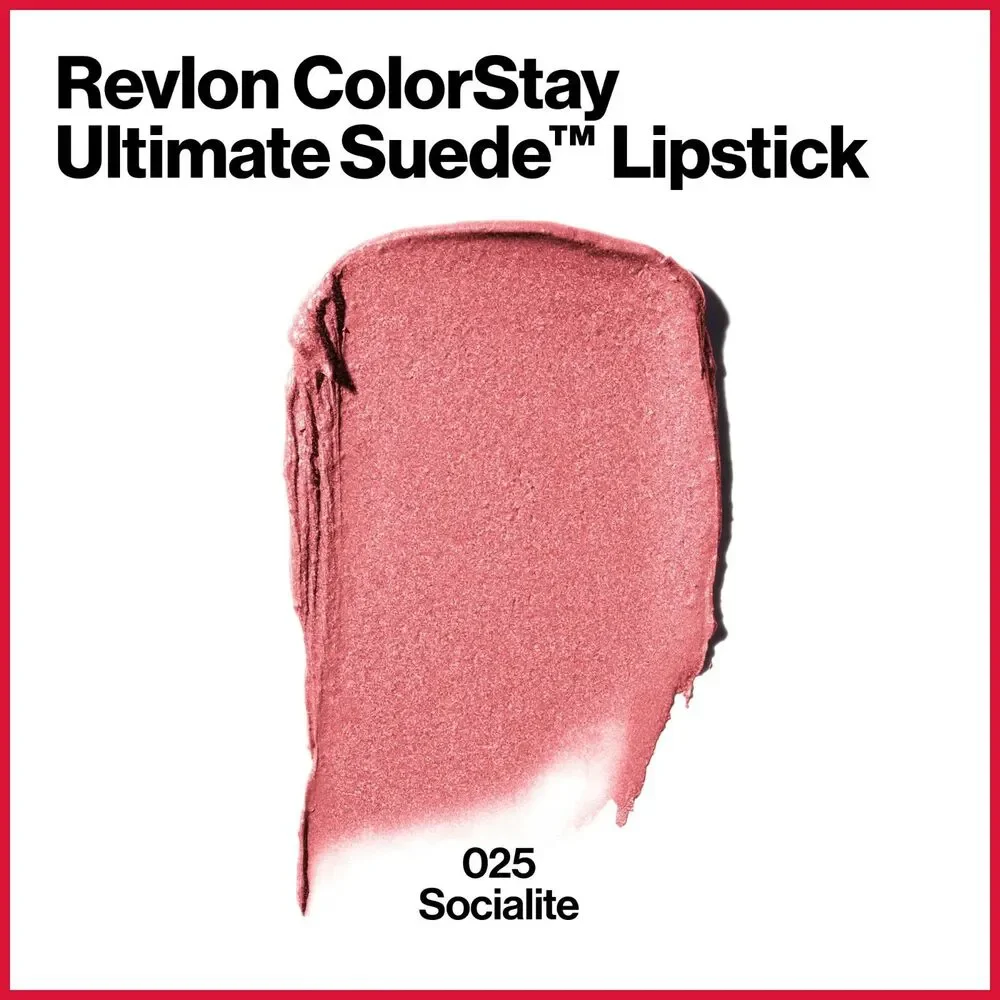 Revlon ColorStay Ultimate Suede Lipstick 025 Socialite New Sealed Discontinued